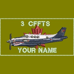 3 CFFTS King Air Coloured LVG Nametag