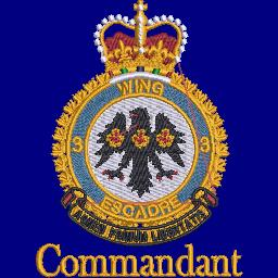 3 Wing Bagotville Heraldic Crest w Text