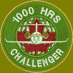 412 Sqn 1000 Hrs Challenger Coloured LVG Patch