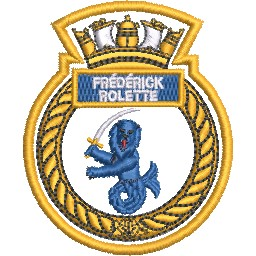 HMCS FREDERICK ROLETTE Ship's Crest