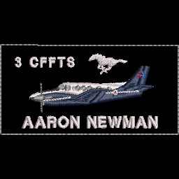 3CFFTS Mustang Coloured Nametag