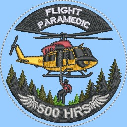 Flight Paramedic 500 Hrs Patch