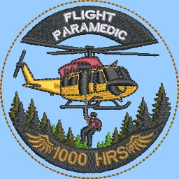 Flight Paramedic 1000 Hrs Patch