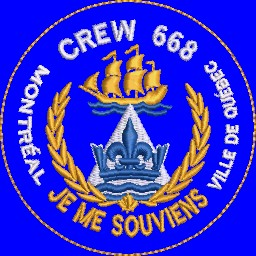 Crew 688 Je Me Souviens Patch