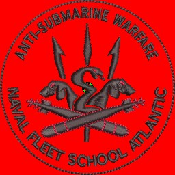 Anti-Submarine Warfare Naval Fleet School Atlantic Patch
