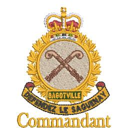CFB Bagotville Heraldic Crest w Text