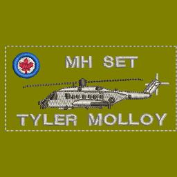 CH-148 Cyclone MH SET Coloured LVG Nametag