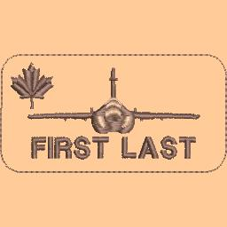 F35 Nametag (tan)