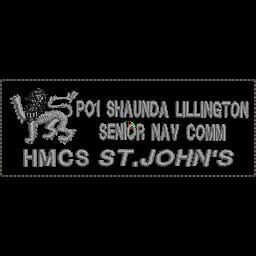 HMCS ST. JOHN'S Nametag LVB