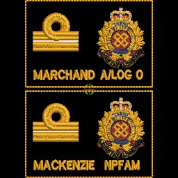 Lt(N) Rank, Logistics Nametag