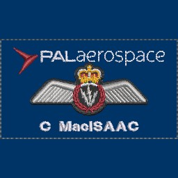 PAL Aerospace Nametag with AESOP Wings
