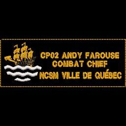 NCSM VILLE DE QUEBEC Floater Jacket Nametag (French)
