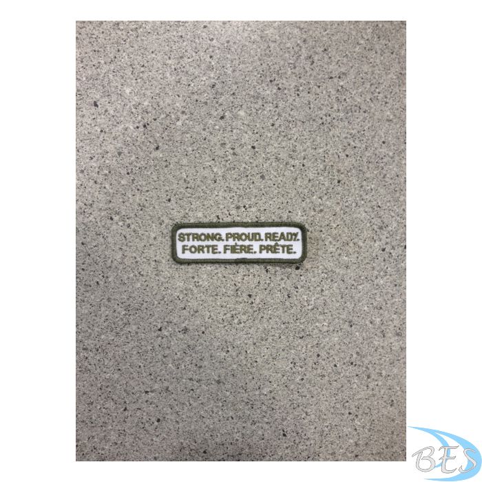 Strong Proud Ready Patch, Forte Fiere Prete