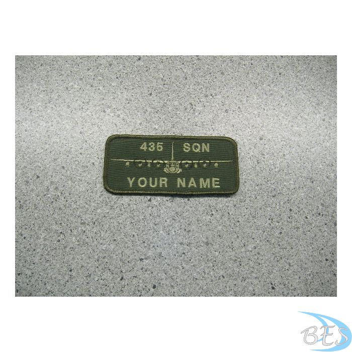 435 Sqn Nametag LVG