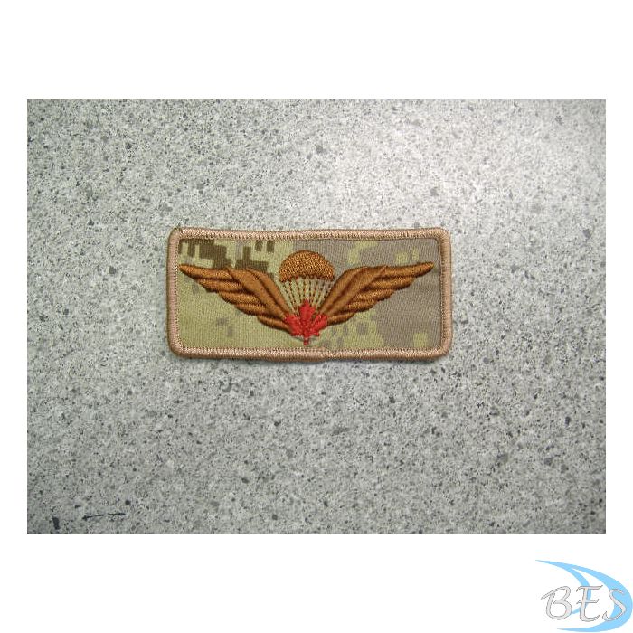 Airborne Wings Rectangle with Red Maple Leaf ARID