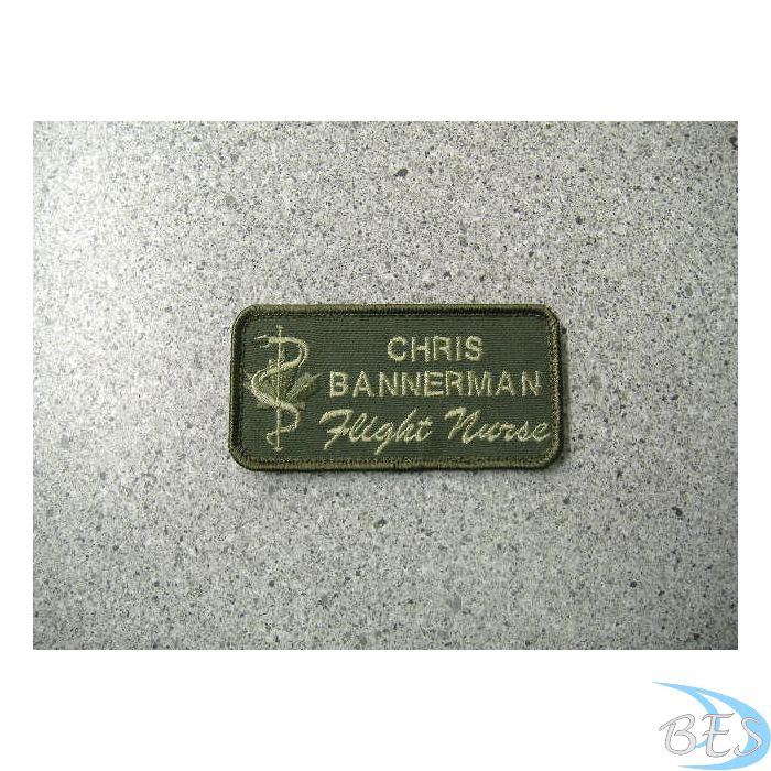 Flight Nurse Nametag LVG