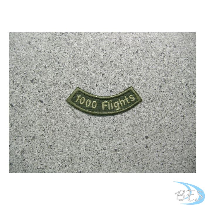 1000 Flights Shoulder Flash LVG