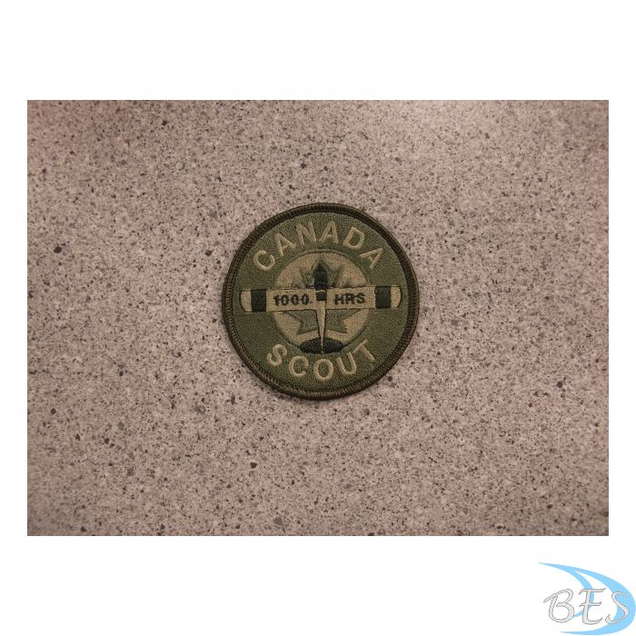 Canada Scout 1000 Hrs patch LVG