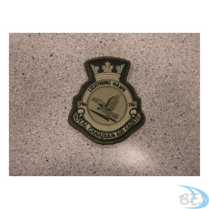 746 Lightning Hawk Heraldic Crest LVG