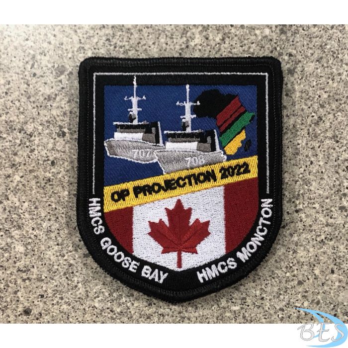 Op Projection 2022 - HMCS GOOSE BAY and MONCTON Patch