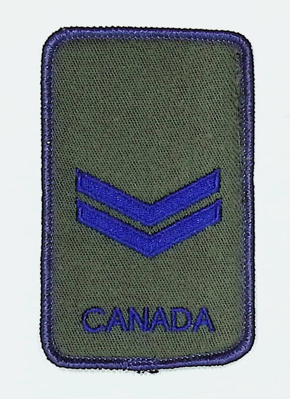 Air Force Rank - Cpl Velcroed Slip-On