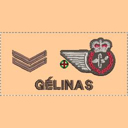 423 Sqn ACS Trade Cpl Nametag (coloured tan)