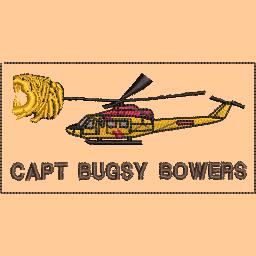 424 Sqn Nametag Coloured Tan