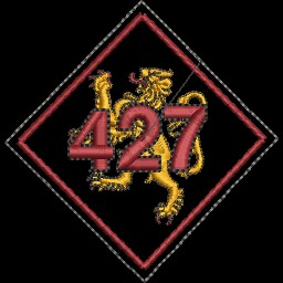 427 Sqn Coloured Logo Patch