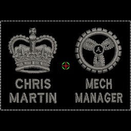 PO1 Rank Marine Engineer Artificer Nametag