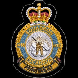 418 Sqn Heraldic Crest