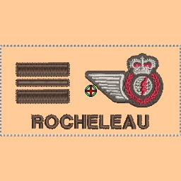423 Sqn ACSO Trade Coloured Tan Nametag - Maj