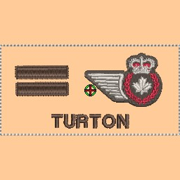 423 Sqn AESOP Trade Coloured Tan Nametag - MCpl