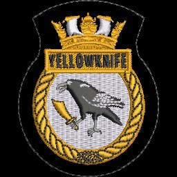 HMCS YELLOWKNIFE Ship's Crest