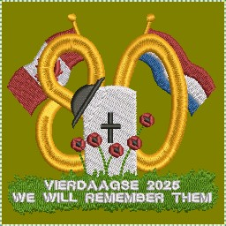 Vierdaagse 2025 We Will Remember Them Patch