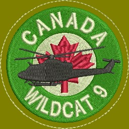 Canada Wildcat 9 Coloured LVG Patch