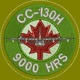 CC-130H 9000 Hrs Patch