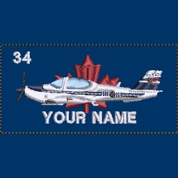 Grob 120A Coloured Nametag with Call Sign