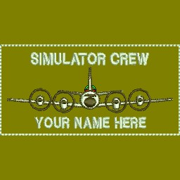 CP-140 Sim Crew Nametag