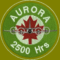 Canada Aurora 2500 Hrs Coloured LVG Patch