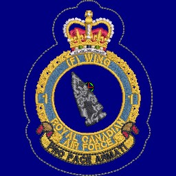 1 (f) Wing Heraldic Crest (navy)