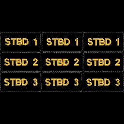 Naval Fleet School Atlantic Tabs STBD 1 to 3