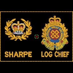 CPO2 Rank, Logistics NCM Nametag