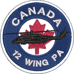 Canada Cyclone 12 Wing PA Patch