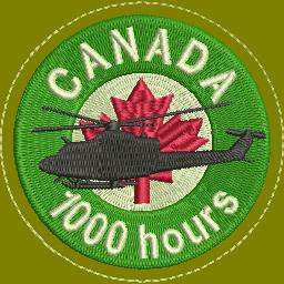 Canada Griffon Coloured LVG Patch - 1000 hours