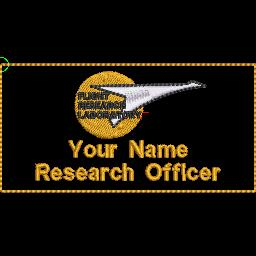 Flight Research Laboratory Nametag