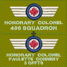 Honorary Colonel Nametags - 2 line & 3 line