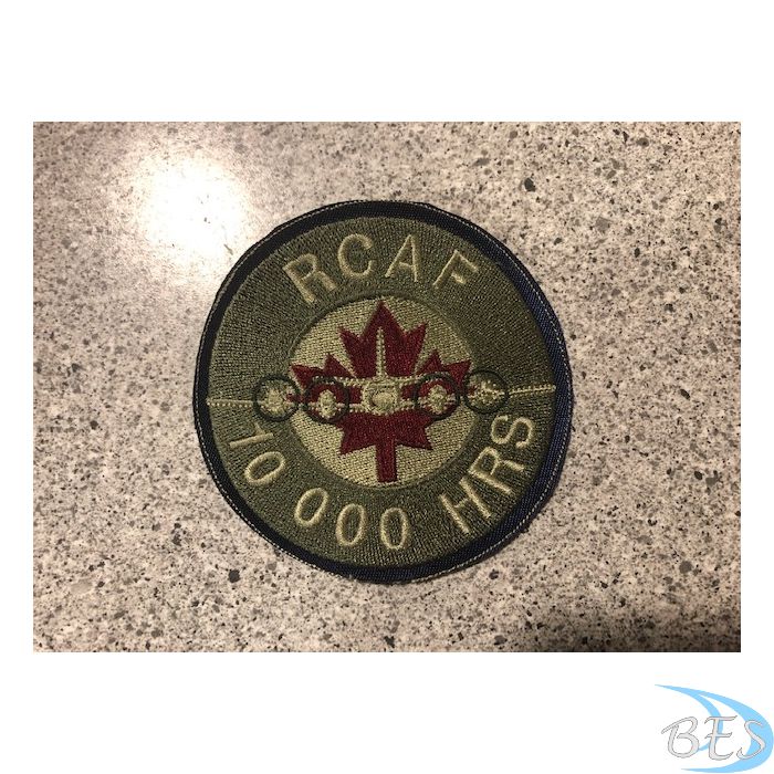 RCAF 10000 Hours Patch Coloured LVG