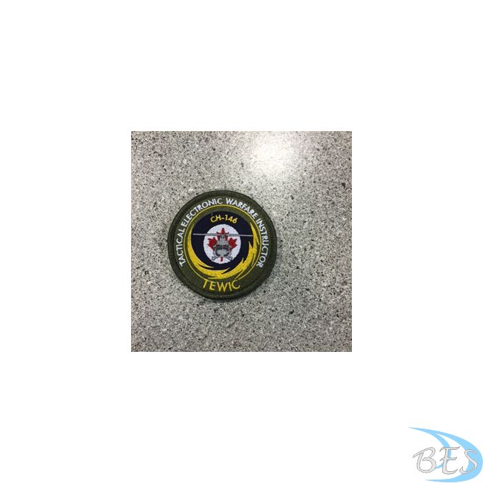 Tactical Electronic Warfare Instructor Course Patch Coloured LVG - TEWIC CH