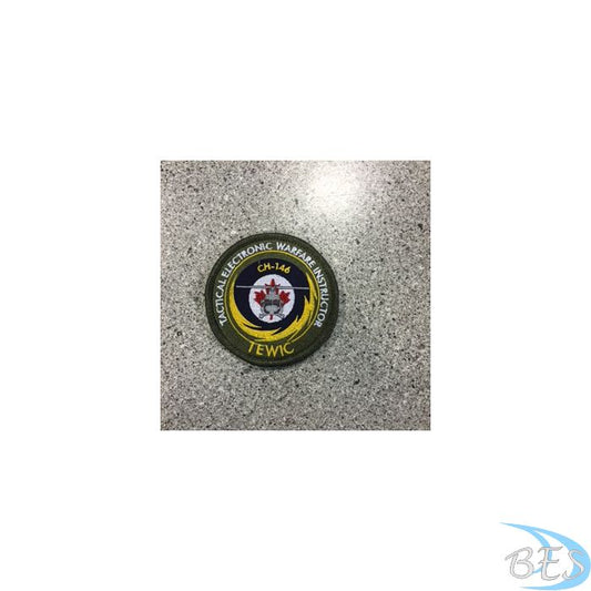 Tactical Electronic Warfare Instructor Course Patch Coloured LVG - TEWIC CH