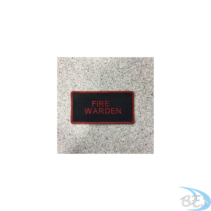 Fire Warden Name Patch